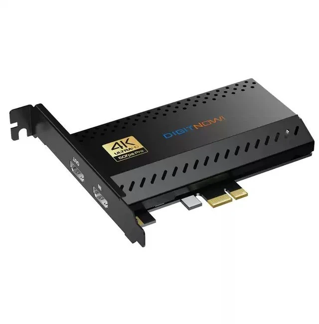 Alt view image 2 of 7 - High-Definition PCIe HDMI Video Capture Card 4K 60fps, for Gaming Streaming, Medical Ultrasound, B-Mode Imaging & Video Conferencing, Low Latency