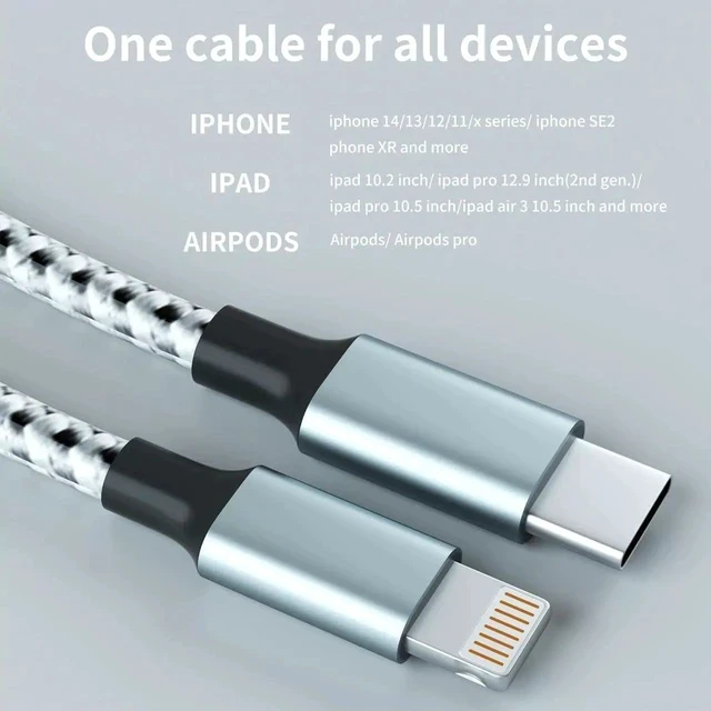 Alt view image 5 of 7 - Support 27W PD Fast Charging & Data SyncThe lightn-ing to USB C adapter support 27W PD fast charging and the data transfer speed is up to 480 Mbps. It has a built-in 56K pull-up resistor for safer cha