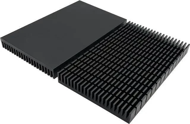Main image of JVFYI 150x93x15mm Aluminum Heatsink 2-Pack, Black Cooler for GPU Backplate RTX 3090/3080 Ti, PCB & LED Motherboard Cooling