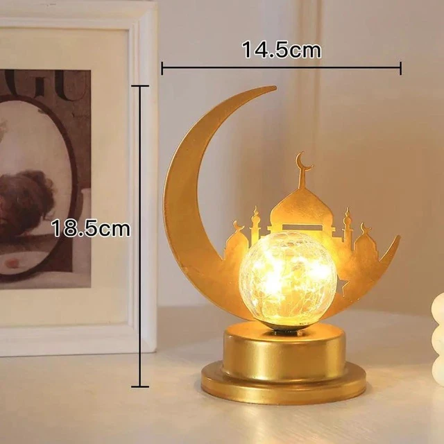 Alt view image 4 of 5 - Gemdeck Ramadan Eid Moon Night Light Led Lamp