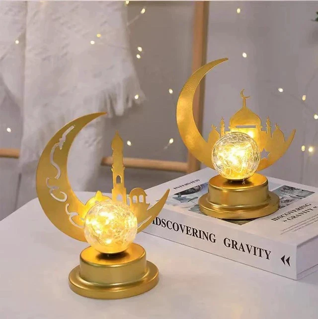 Alt view image 2 of 5 - Gemdeck Ramadan Eid Moon Night Light Led Lamp