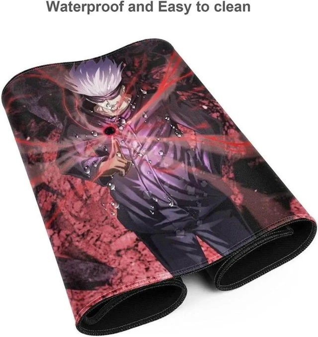 Alt view image 5 of 7 - Large Mouse Pad, Extended Gaming Mousepad Non-Slip Base Keyboard Pad,Desk Mat 24" x 14" in, Anime Mouse Pad