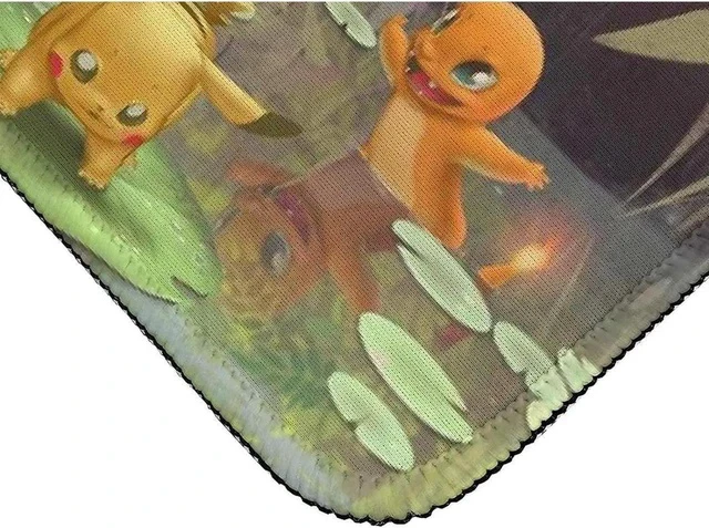 Alt view image 2 of 4 - Extended Gaming Anime Mouse pad Large Gaming Mousepad Desk Mat Waterproof Anti-Dirty Non Slip Stitched Edges Keyboard Mat Perfect for Video Games 60x30cm 23.6x11.8 inch
