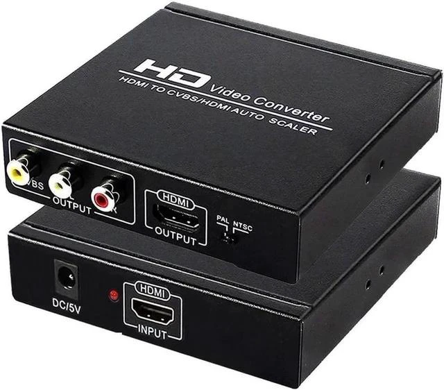 Main image of 4K HDMI To AV HDMI Converter, HDMI to HDMI+3RCA Adapter, HDMI to AV 3RCA CVBs Composite Video Audio Converter Adapter for HD TV and Older TV