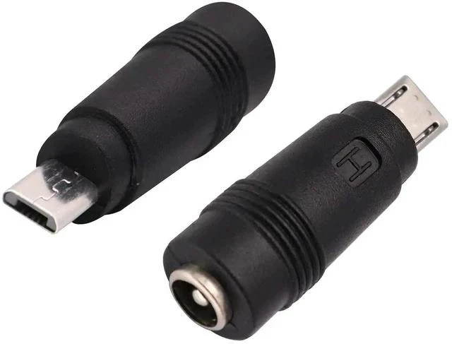 Main image of Micro DC Power Adapter DC5.5x2.1mm to Micro USB 5V DC Power Supply Charging Cables Connector for Cellphone, Tablet,MP3 and Micro USB Device.(2Pack-Micro)