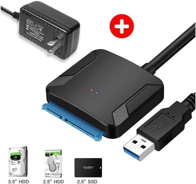 Main image of USB 3.0 To Sata Adapter Converter Cable 22pin Adapters For 2.5 Or 3.5 Inch Sata HDD SSD SataIII To USB3,0 High Quality Fast Delivery