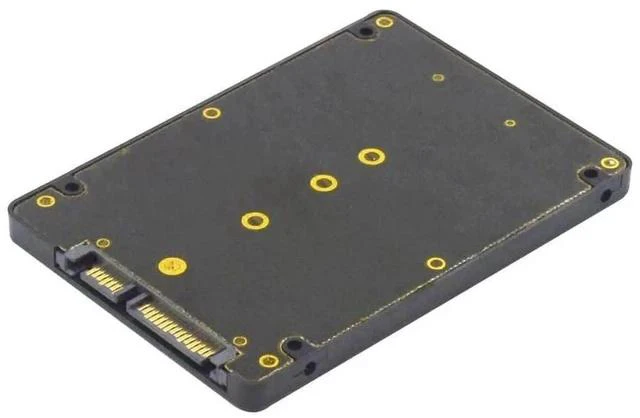 Main image of M.2 Adapter to 2.5 SATA Enclosure, B & M Key SATA Based NGFF SSD Converter to 2.5 Inch SATA 3.0 Card Support 2230 2242 2260 2280 Hard Drive with 7mm Case