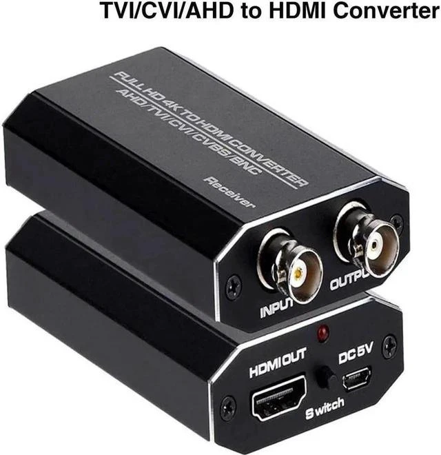 Main image of AHD to HDMI Converter TVI to HDMI Converter 4-in-1 Composite CVBS TVI CVI AHD to HDMI Converter Support 720P/ 1080P/ 3MP/ 4MP/ 5MP/ 8MP for Monitor HDTV DVRs