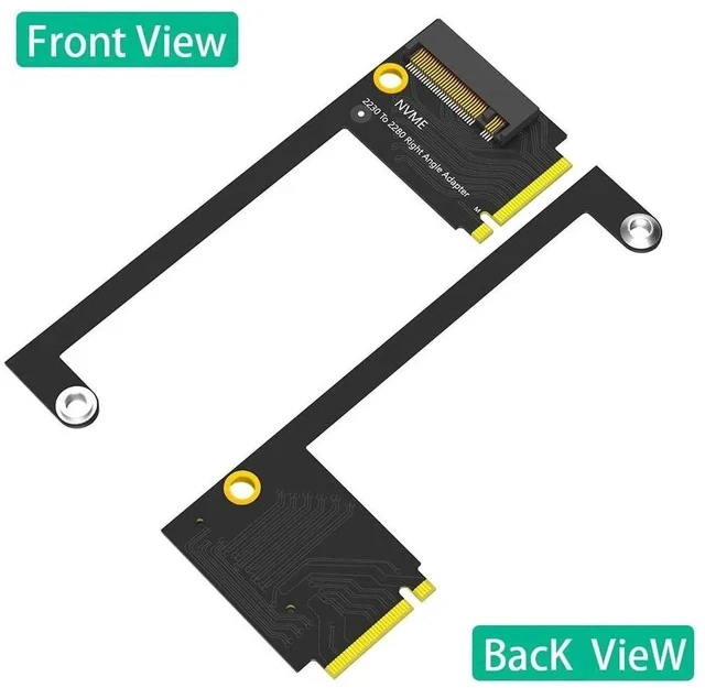 Alt view image 4 of 7 - SSD Hard Drive Expansion Board NVME M-Key M.2 PCIE 4.0 Adapter for Rog Ally Handheld Conversion 2230 to 2280