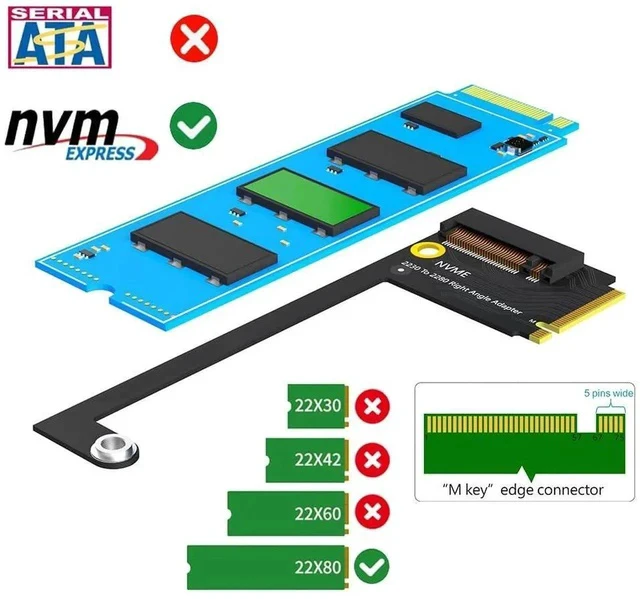 Alt view image 6 of 7 - SSD Hard Drive Expansion Board NVME M-Key M.2 PCIE 4.0 Adapter for Rog Ally Handheld Conversion 2230 to 2280