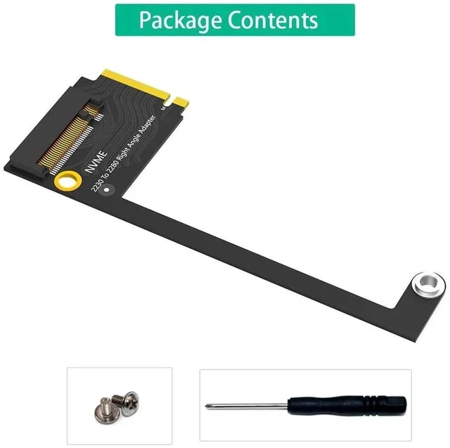 Alt view image 7 of 7 - SSD Hard Drive Expansion Board NVME M-Key M.2 PCIE 4.0 Adapter for Rog Ally Handheld Conversion 2230 to 2280