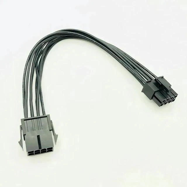 Main image of FOR 8Pin CPU Power Cable 8 Pin PCI-E to 8 Pin ATX EPS Male to Female PSU Motherboard Power Supply Extension Adapter Cable 20cm 18AWG