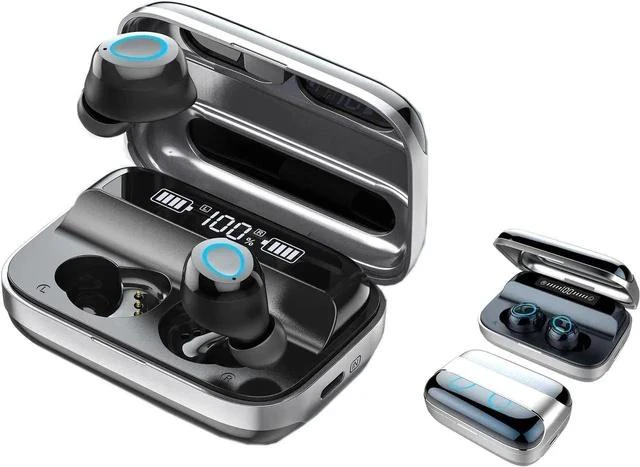 Main image of Gemdeck Wireless Earbuds, Bluetooth 5.1 Earbuds Bluetooth Headphones HD Stereo Noise Cancelling Wireless Earphones in Ear with Mic, USB-C Charging Case, IP6 Waterproof Headset for Sports