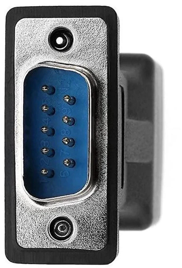Alt view image 4 of 7 - RS232 to RJ45 DB9 9Pin Serial Port Male to RJ45 Female Cat5e6 Ethernet LAN Extend Adapter
