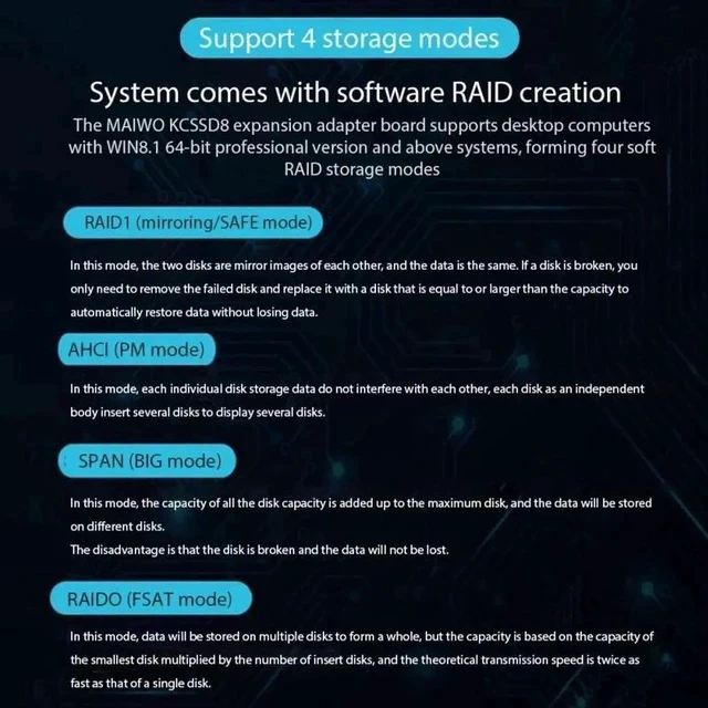 Alt view image 3 of 6 - Chi a Mining Riser 6 Port SATA PCIE PCI-E Adapter PCIE to SATA Controller PCI Express X1 SATA 3.0 6Gbps Add on Cards for Windows