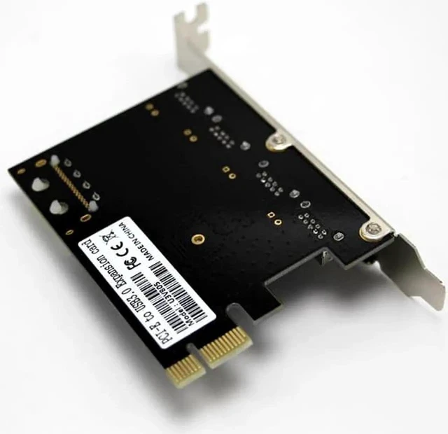 Alt view image 2 of 5 - 4 Port 5Gbps Superspeed USB3.0 PCI-E PCI Express Card Adapter 4Pin IDE Connector