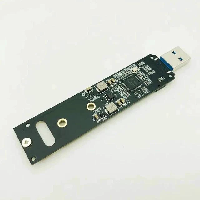 Alt view image 3 of 6 - Portable High Performance NVME to USB Adapter M.2 SSD to Type-A Card USB 3.1 Gen 2 Bridge Chip to M2 SSD Key M for Windows XP/7/