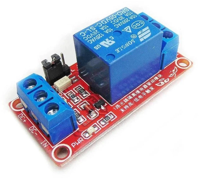 Alt view image 3 of 3 - 2pcs 5V One Channel Relay Module Relay Switch with OPTO Isolation High Low Level Trigger