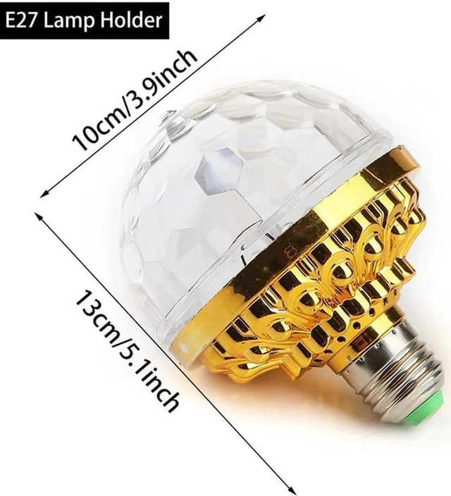 Alt view image 5 of 5 - Gemdeck Mini Disco Light Disco Romantic Magic Crystal Ball Lamp Stage Light