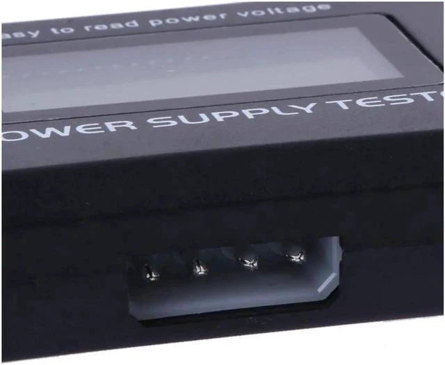 Alt view image 2 of 3 - New Digital LCD PC Computer Power Supply Tester 20/24 Pin 4 PSU ATX SATA HDD Testers