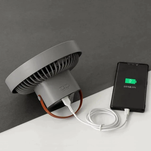 Alt view image 3 of 6 - Gemdeck Camping Fan 10000mAh Rechargeable Portable Fan Desk Fan