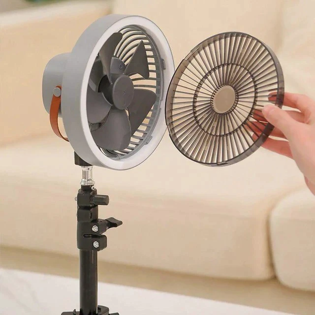 Alt view image 4 of 6 - Gemdeck Camping Fan 10000mAh Rechargeable Portable Fan Desk Fan