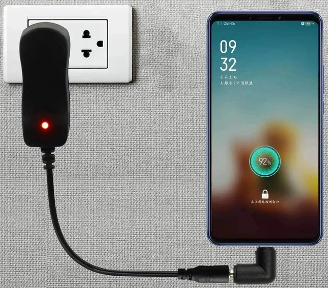 Alt view image 5 of 7 - 90 Degree Type C USB Male to DC 5.5x2.1mm Female Connector DC Barrel Jack Power Adapter for Type C USB Charging Device (2Pack)
