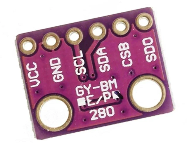 Alt view image 5 of 5 - BMP280 BMP280-3.3 High Precision Digital Atmospheric Barometric Pressure Atmospheric Pressure Sensor Replace BMP180/BMP186 3.3V