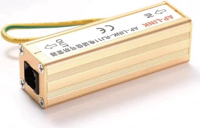 Alt view image 2 of 4 - Fax RJ-11 RJ11 Surge Protector Thunder Lightning Arrester Protection Device RJ11 Surge Protection SPD,Telecom RJ11 Telephone Modem Surge Protector Thunder Arrester