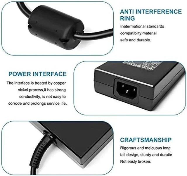 Alt view image 3 of 5 - 230W USB Tip Power Cord Charger for GE76 GE66 Raider GP76 GP66 Leopard Laptops (20V 11.5A)