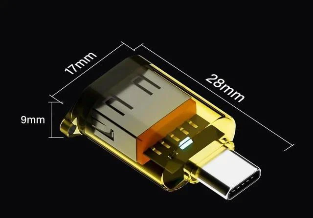 Alt view image 6 of 7 - USB to USB C Adapter PD 120W Type-C Male to USB-A Female Adapter 10Gbps Data Transfer & Fast Charging Compatible with Laptop, Phone, Tablet & PC, 2 Pack (C Male to A Female)