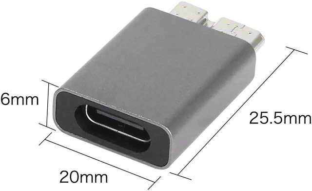 Alt view image 4 of 7 - USB C to Micro B Adapter, 5Gbps Fast Data Transfer, Universal Compatibility, Plug and Play, Small and Light