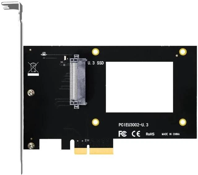 Main image of PU13 U.3 to PCIe 4.0 X4 Adapter for 2.5 Inch U.3 SSD, PCIe 4.0 X4 Full Speed