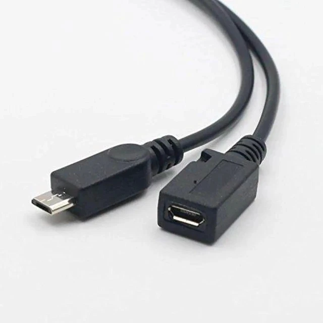 Alt view image 3 of 5 - 2-in-1 Micro USB to USB Adapter (OTG Cable + Power Cable) for Fire Stick, PlayStation Classic and More - 2 Pack