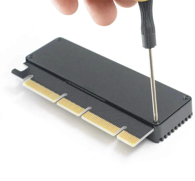 Alt view image 2 of 5 - NVME Adapter with Heat Sink, M.2 SSD Key M to PCI Express x4/x8/x16 Converter Expansion Card, Support 2230 2242 2260 2280, Compatible for Windows XP 7 8 10
