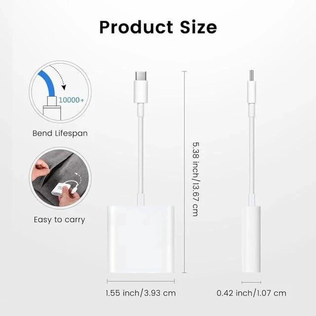 Alt view image 4 of 6 - USB C SD Card Reader Dongle(2in1)Type-C Multiport Micro SD TF Camera Memory Adapter C Flash Drive 3.0 Macbook Pro Compatible for Galaxy S22 S23 Ultra Google Apple IPhone15 Pro Max Plus IPad Pro Air