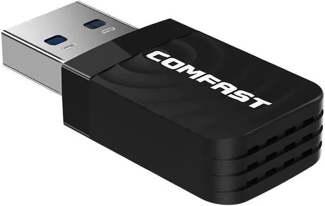 Alt view image 3 of 4 - USB Wifi Adapter 1300Mbps USB Wi-fi Adapter 2.4G 5G Network Card Antenna Wi fi Receiver Lan USB Ethernet PC Wifi Dongle