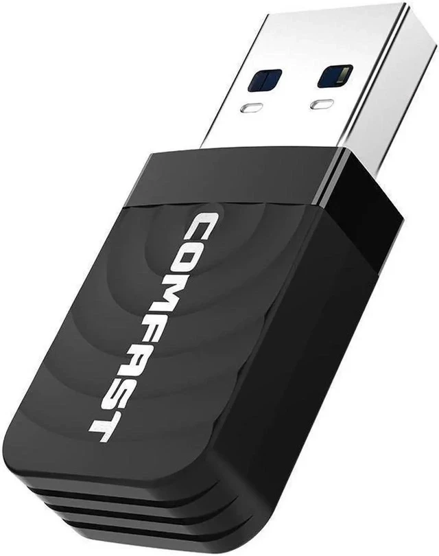 Alt view image 4 of 4 - USB Wifi Adapter 1300Mbps USB Wi-fi Adapter 2.4G 5G Network Card Antenna Wi fi Receiver Lan USB Ethernet PC Wifi Dongle