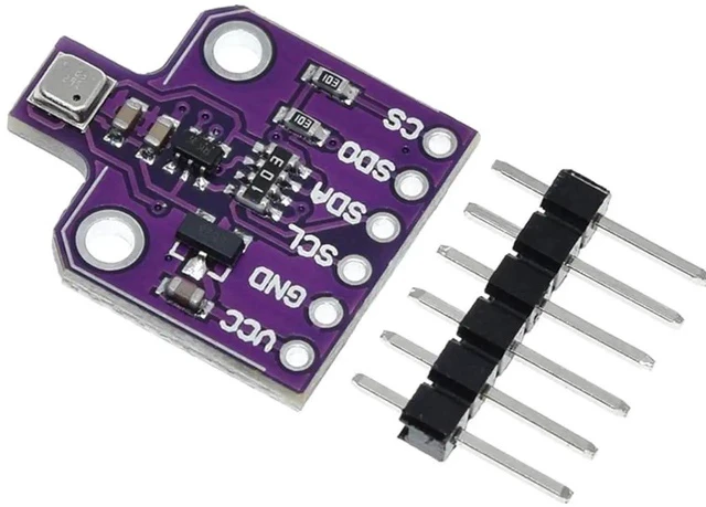 Alt view image 4 of 6 - BME680 Digital Temperature Humidity Sensor Module(Temperature/Humidity/Pressure/VOC Gas) 4 in 1 Sensor High Precision Environmental Monitoring Sensor with SPI IIC DC 5V