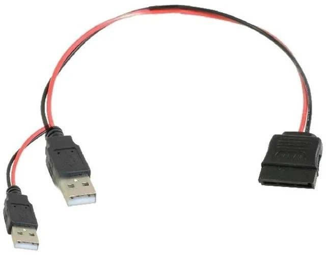 Main image of FOR SATA to USB Power Cable HDD USB Adapter 40cm USB 5V Male To 15Pin SATA Female USB Port Power Supply for Laptop 2.5" SATA HDD SSD