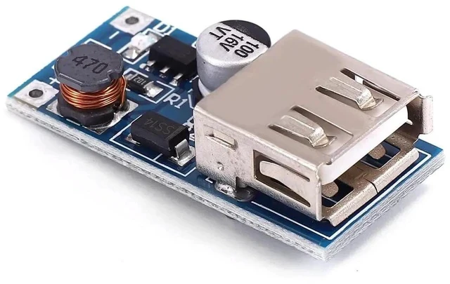Alt view image 2 of 3 - DC-DC 0.9V-5V to 5V PFM 600MA Step Up Boost Converter Supply Voltage Module Mobile Power Bank USB Boost Converter Charger Board Module 10PCS