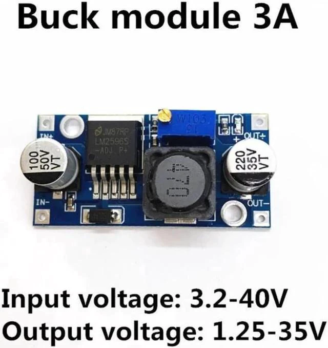 Main image of LM2596s DC-DC step-down power supply module 3A adjustable step-down module LM2596 voltage regulator 24V 12V 5V 3V