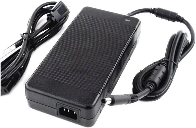 Alt view image 2 of 4 - AC Adapter for Dell Alienware M18x 330W AC Adapter XM3C3 ADP-330AB B DA330PM111 AW17R4-7345SLV LA330PM160