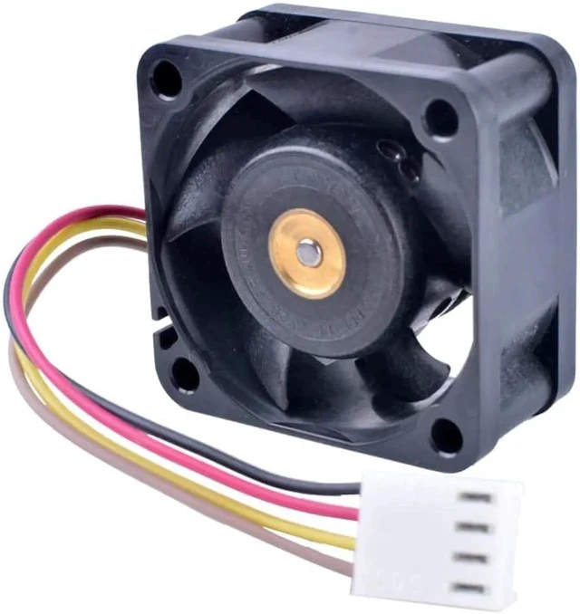 Alt view image 2 of 4 - XF-43892 40mm fan 4cm 4020 40x40x20mm 12V 0.14A Double ball bearing 4-wire 4pin PWM cooling fan