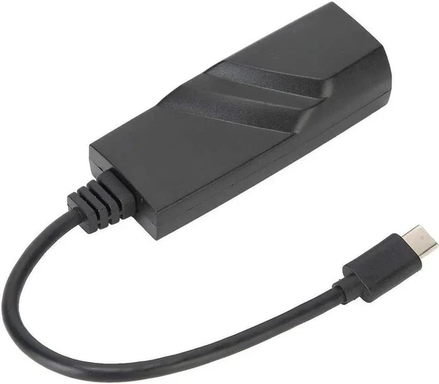 Alt view image 3 of 6 - Gigabit Ethernet Adapter Type C USB 3.1 1000Mbps High Speed Ethernet LAN Network Card for Mobile Phone Tablet Notebook and More Support Forward and Reverse Plugging