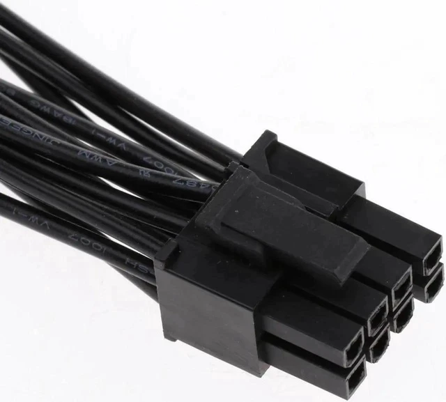 Alt view image 6 of 6 - 20cm 18AWG PCI-E Double 6 Pin to 8 Pin Graphics Card Modular Power Cable