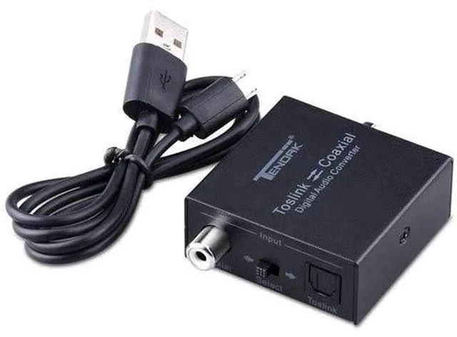 Main image of Optical to Coax, Optical SPDIF Toslink to Coaxial and Coaxial to Optical SPDIF Toslink Bi-Directional Swtich Digital Audio Converter Splitter Adapter