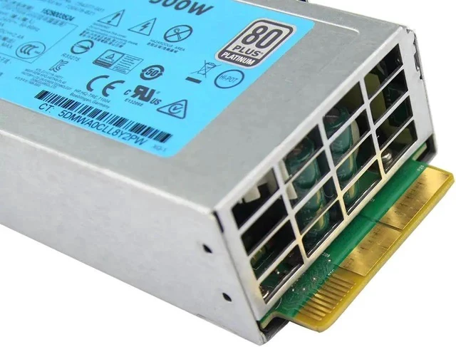 Alt view image 2 of 2 - For H-P G9 Server Power Supply 500W 723595-101 720478-B21 DPS-500AB-13 A Psu