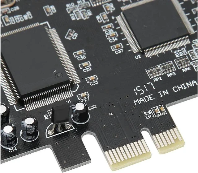 Alt view image 7 of 7 - PCIe Sound Card, Sound Card 6 Channels Stereo Desktop Audio Signal Conversion Hardware with Driver CD for Windows 7/Vista/XP 32/64bit