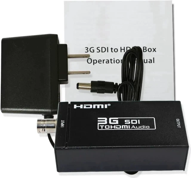 Alt view image 2 of 6 - SDI to HDMI Converter Adapter Mini 3G HD Sdi Hdmi Adapter for SD-SDI, HD-SDI and 3G-SDI Signals